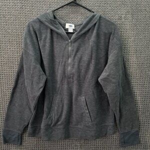 Old Navy Gray pullover Hoodie Sweatshirt Women's L